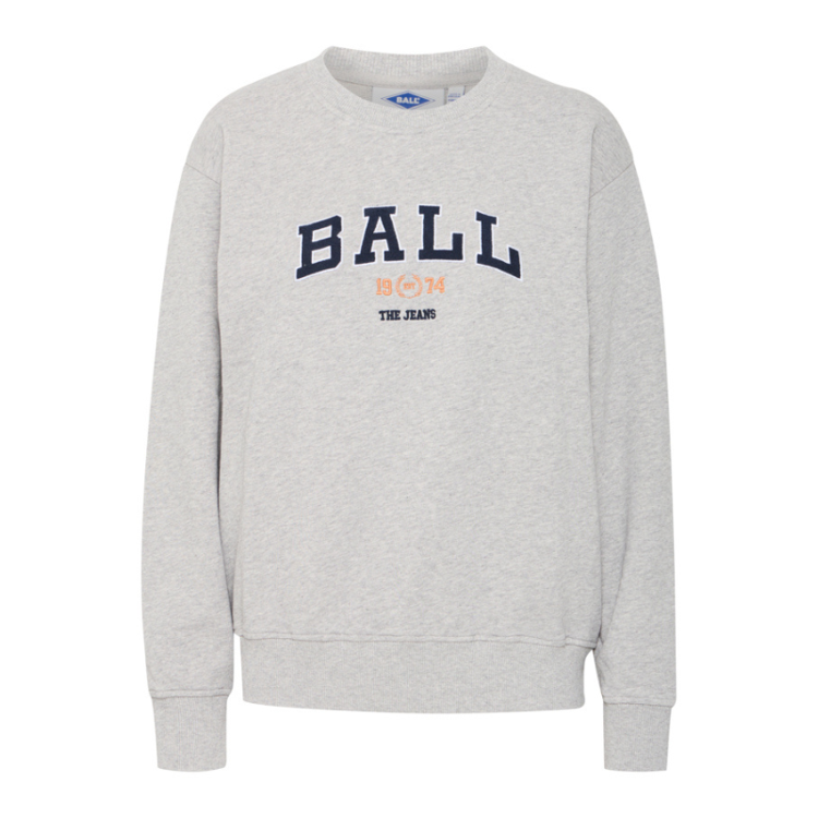 Baltaylor sweat - Medium grey melange