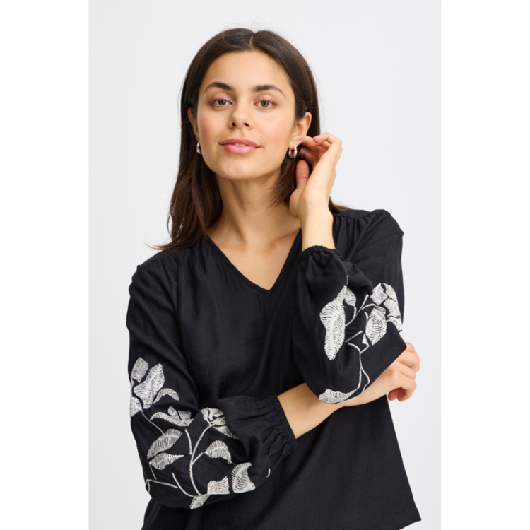 Frharbo bluse - Black