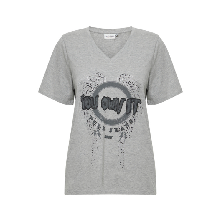 Pzmaddie t-shirt - Medium grey melange