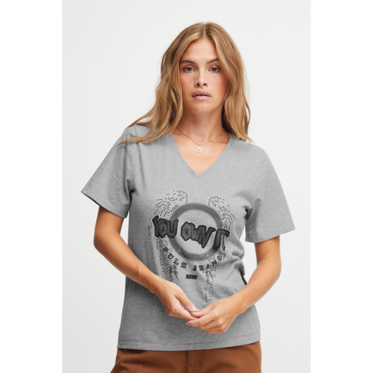 Pzmaddie t-shirt - Medium grey melange