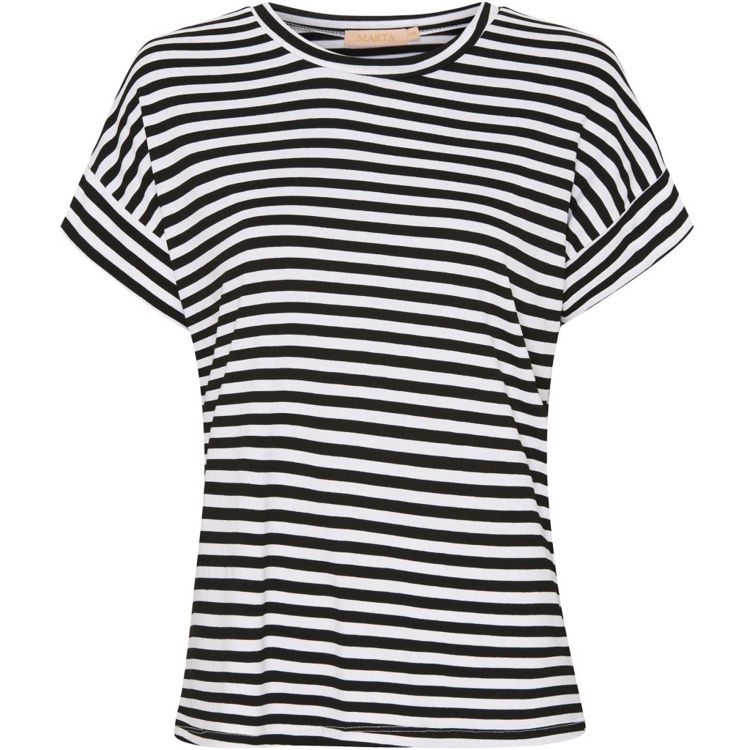 Mdclotte t-shirt - White/black stripe