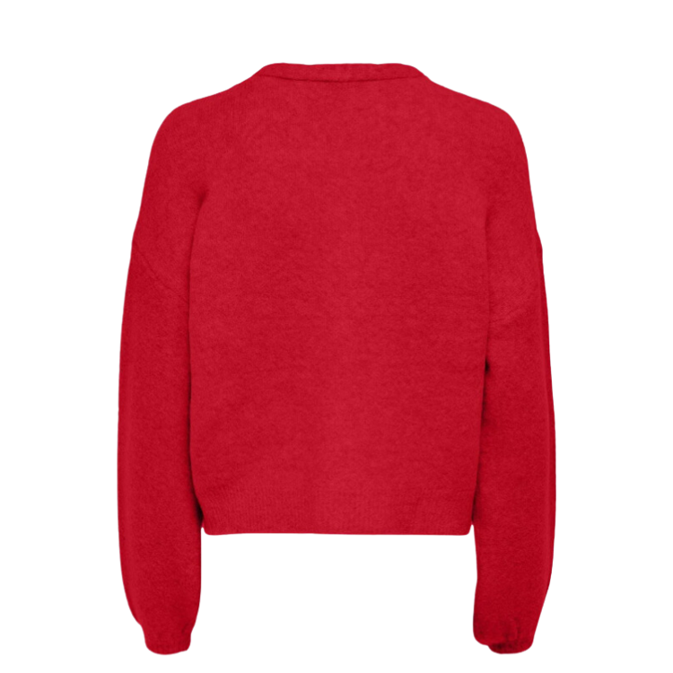 Onlisabella cardigan - Racing red