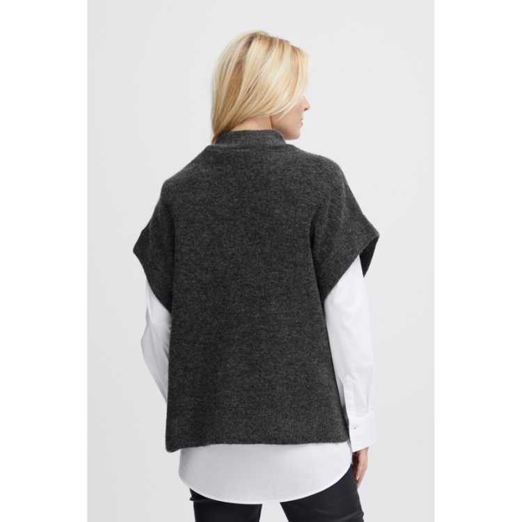 Frsanny vest - Charcoal melange