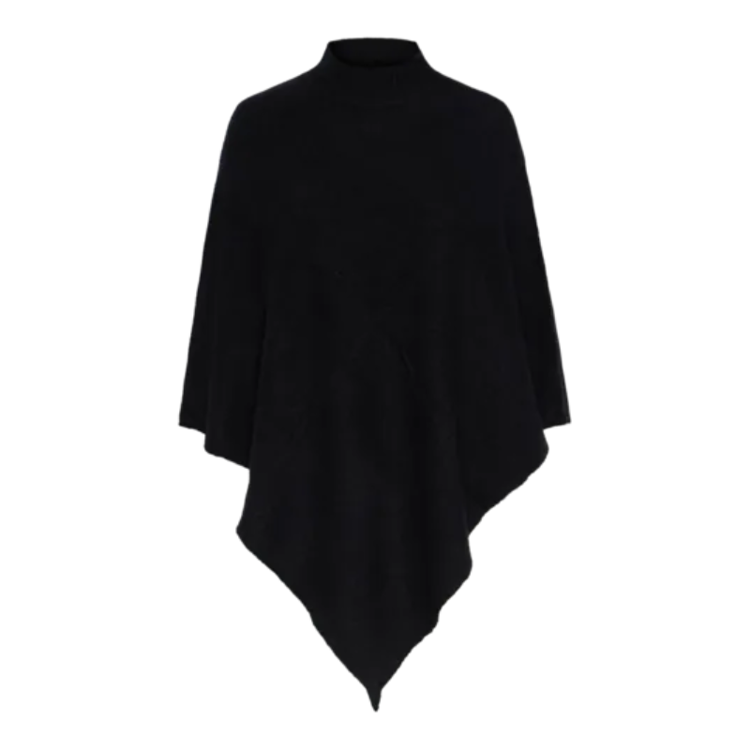 Pcfortuna poncho - Black