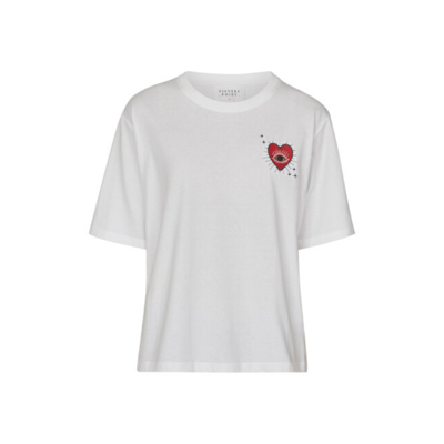 Heda t-shirt - White/heart