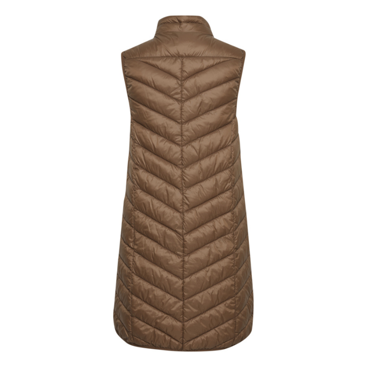 Frbapadding vest - Gold brown