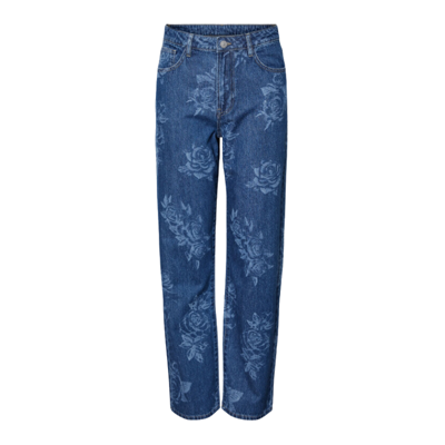 Pcflora jeans - Dark blue denim