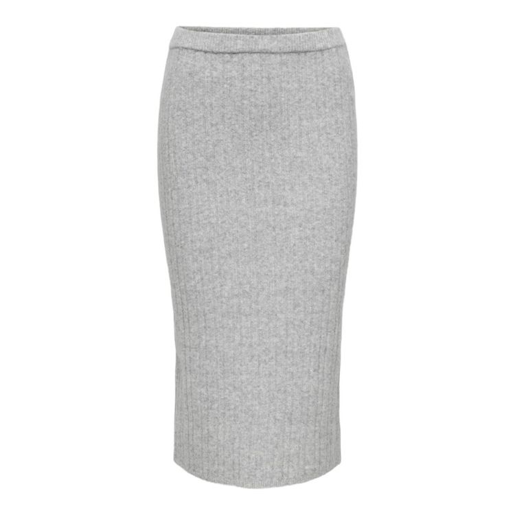 Onljeanett nederdel - Light grey melange