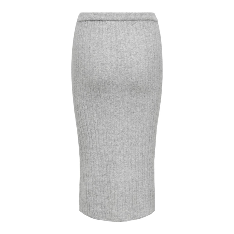 Onljeanett nederdel - Light grey melange