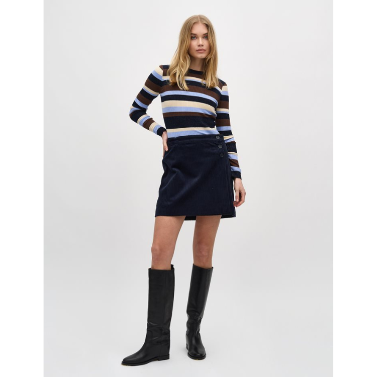 Minnie strik - Serenity lurex stripe