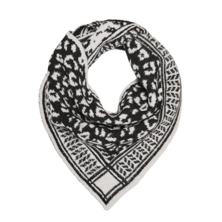 Kogkorna scarf - Black/pattern