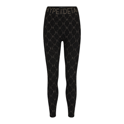 Hype the detail leggings - Black/gold (450-21-3)