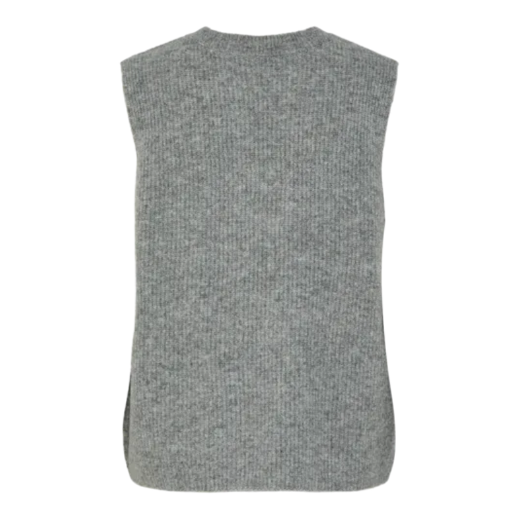 Pcsilly vest - Medium grey melange