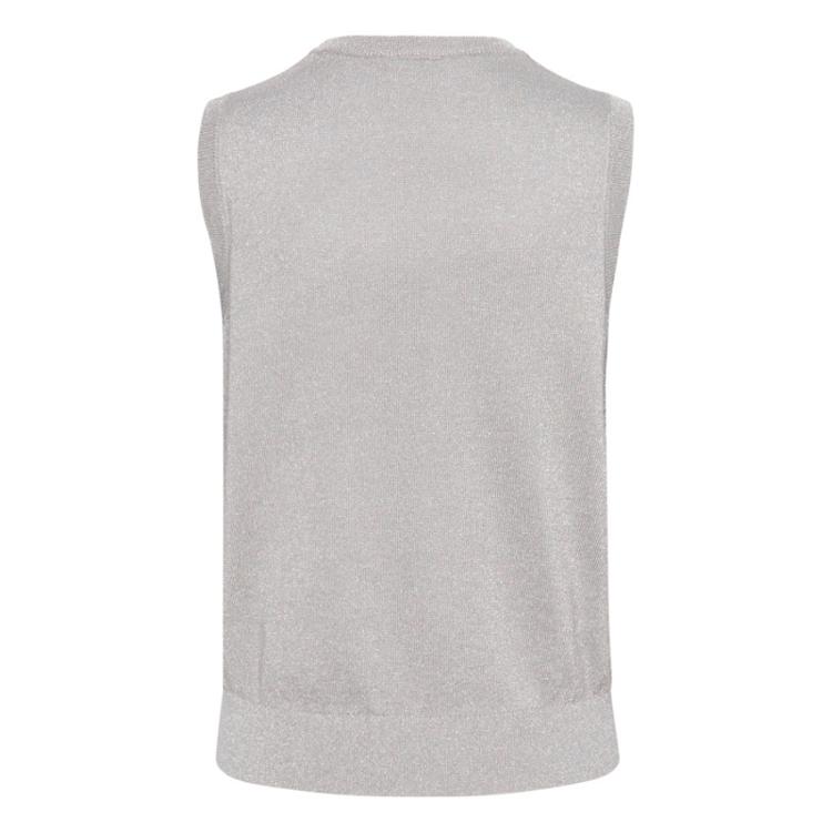 Karegina vest - Grey silver metallic