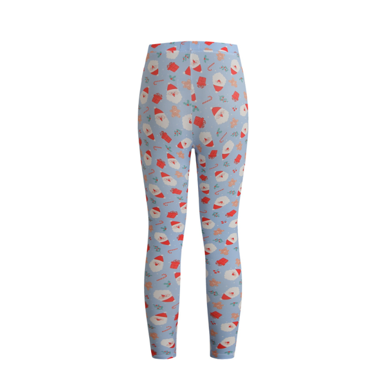 Alma leggings (kids) - Santa skyblue