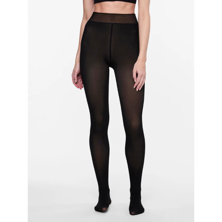 Pcsophie fleece tights - Black