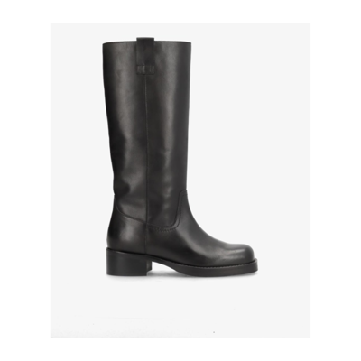 Cameron long boots - Leather black