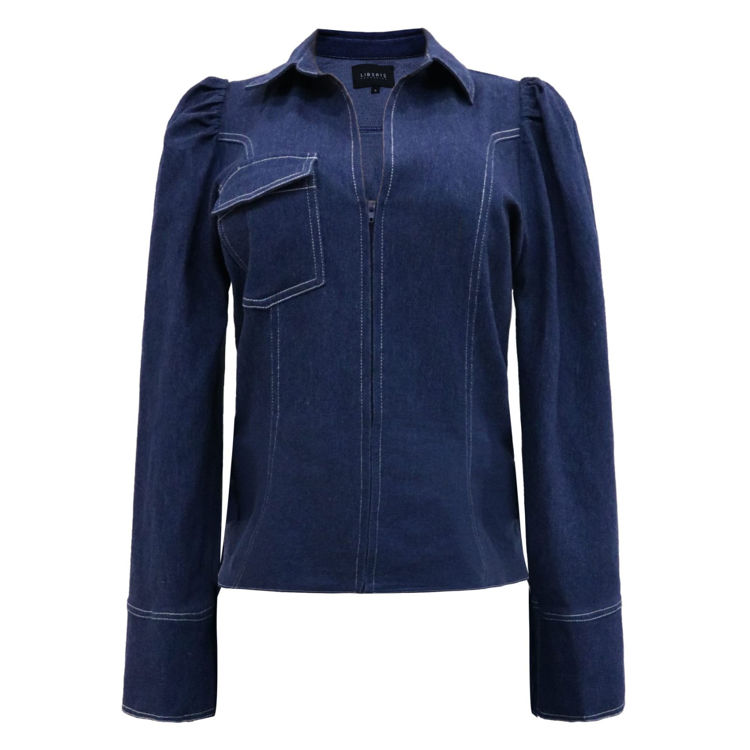 Asta bluse - Blue denim