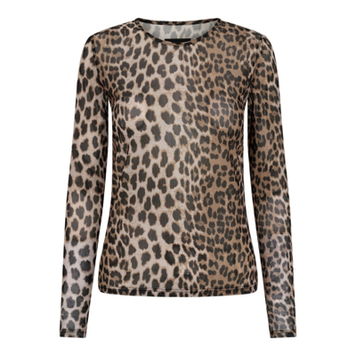 Mesh bluse - Lux leo