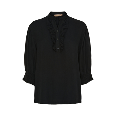 Mdcunnur bluse - Solid black