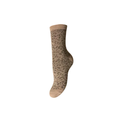 Pcsebby sock - Fossil/morel