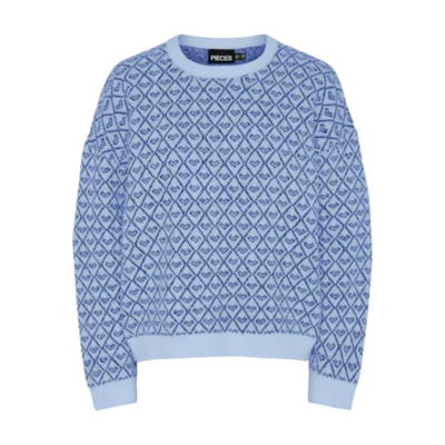 Pcnavi strik - Cashmere blue/surf the web hearts