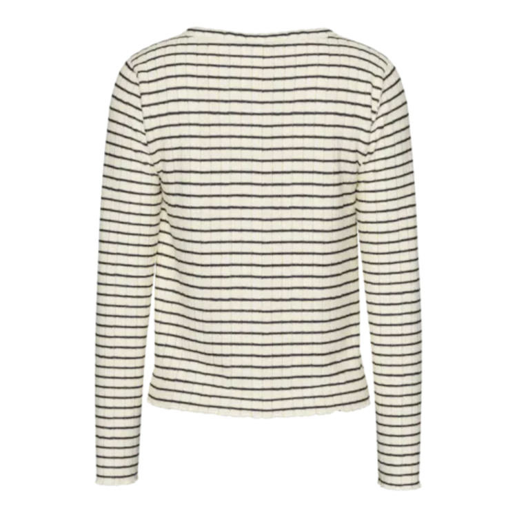 Pciris cardigan - Birch/black