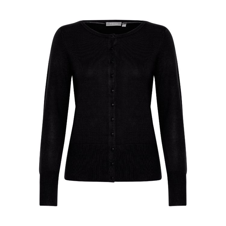 Frzubasic cardigan - Black