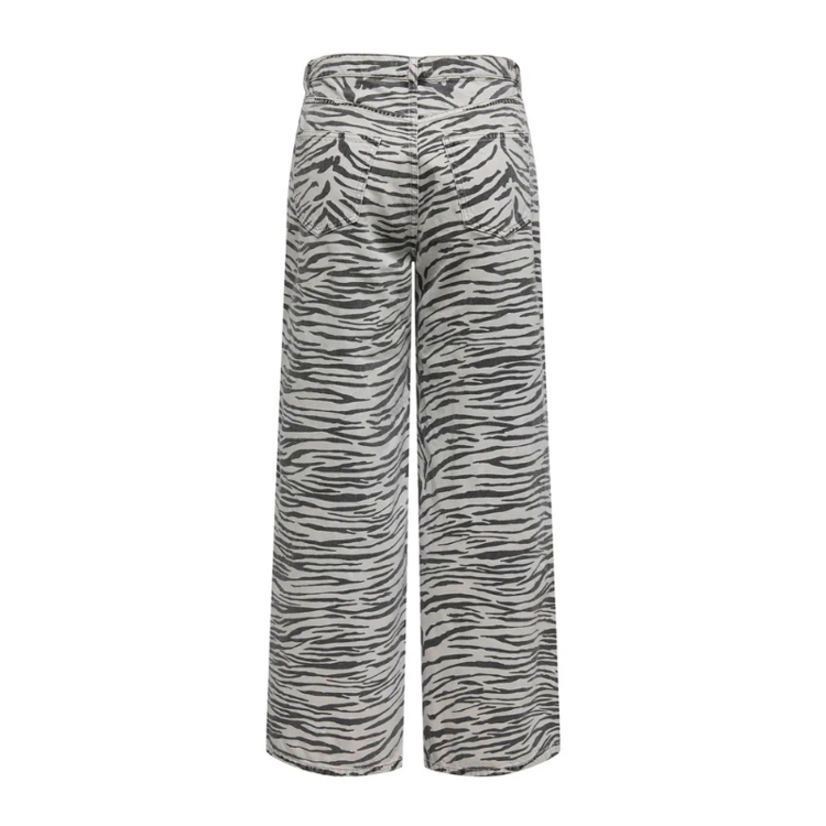 Onlhope buks - Light grey denim/zebra