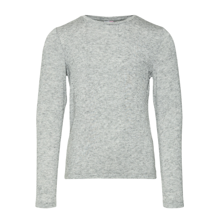 Vmannie bluse - Light grey melange