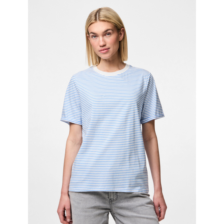 Pcria t-shirt - Azure blue/bright white