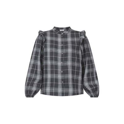 Love1255 skjorte - Black check