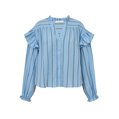 Ramigo bluse - Blue stripes