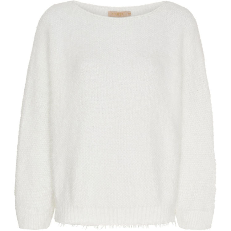 Mdcanouk strik bluse - White