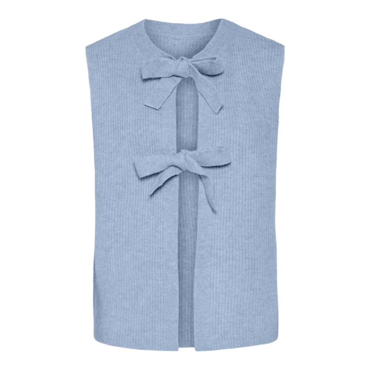 Pcsilly vest - Cashmere blue/melange