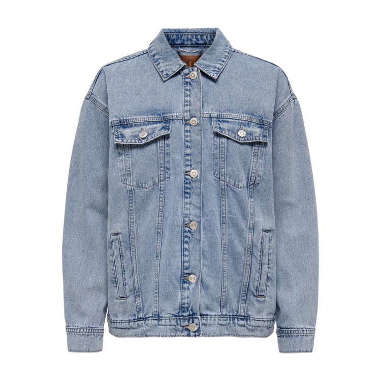 Onlocean jakke - Light blue denim