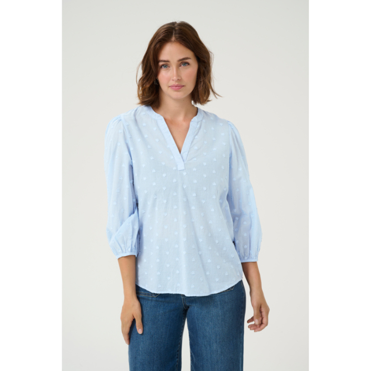 Kajollia bluse - Soft chambray