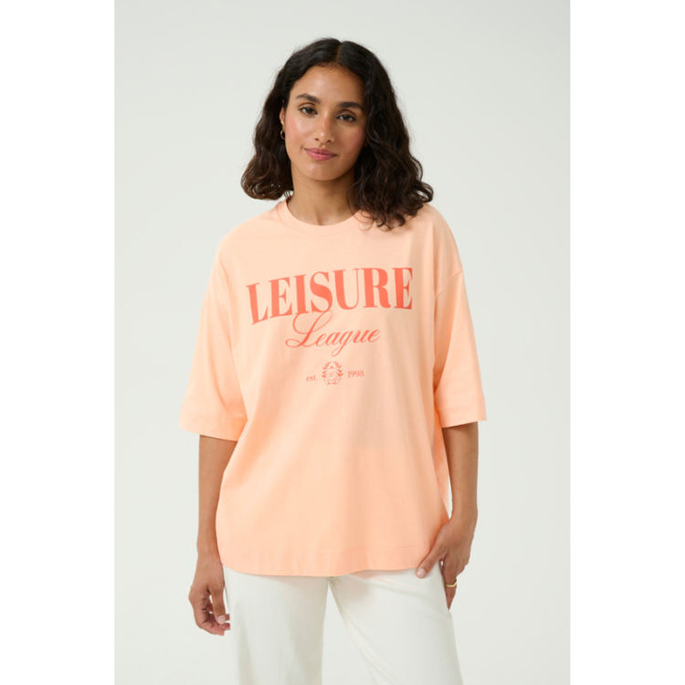 Kagissa t-shirt - Peach nectar