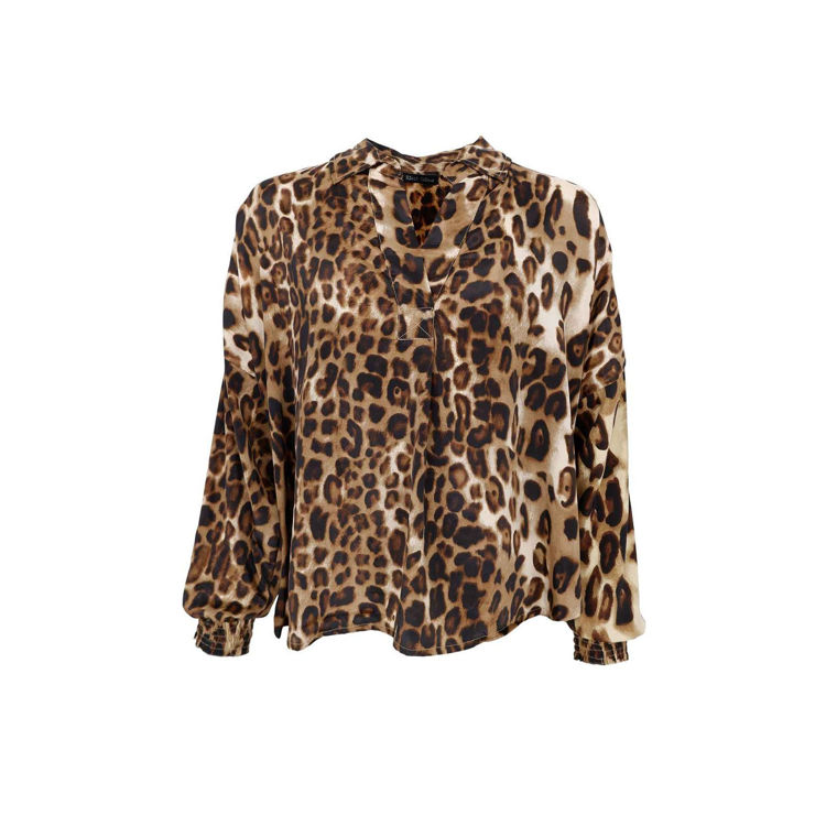 Bcluna kaftan bluse - Deep leopard