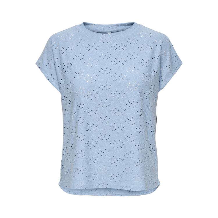 Onlsmilla t-shirt - Soft chambray