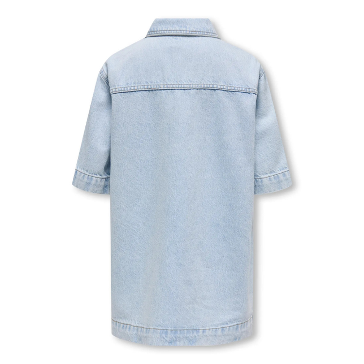 Kogsophie kjole - Light blue denim