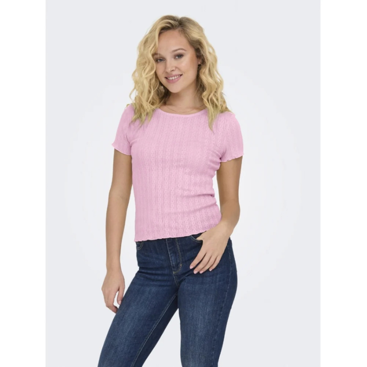 Onlcarlotta top - Pink lady