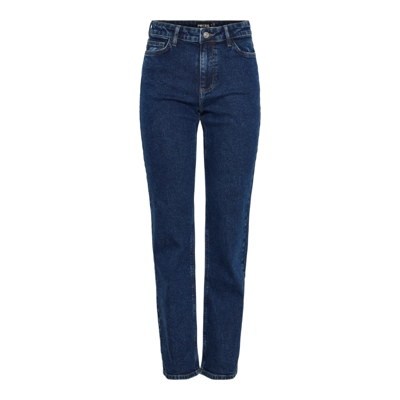 Pckelly straight jeans - Dark blue denim