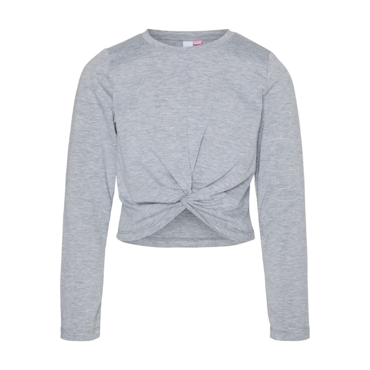 Vmjoy bluse - Light grey melange