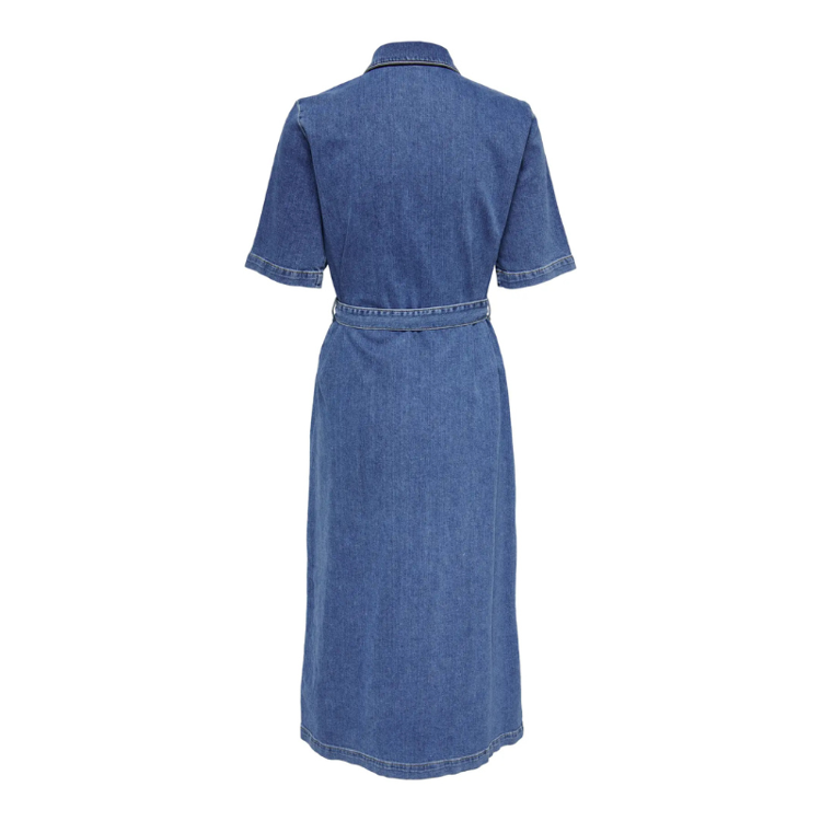 Onllana kjole - Medium blue demin