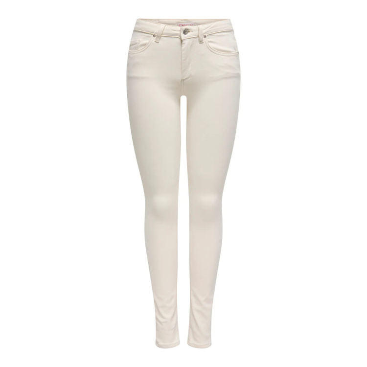 Onlblush mid skinny jeans - Ecru