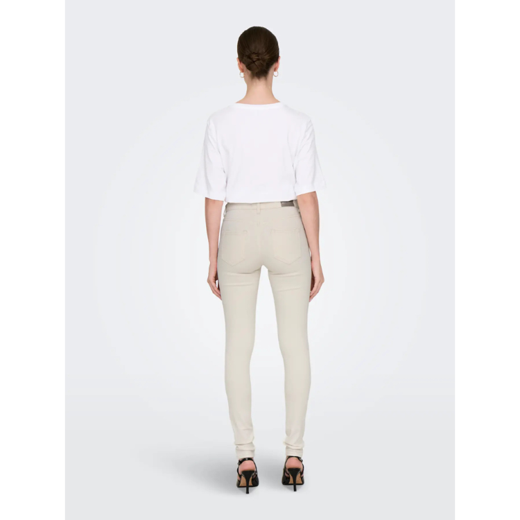 Onlblush mid skinny jeans - Ecru