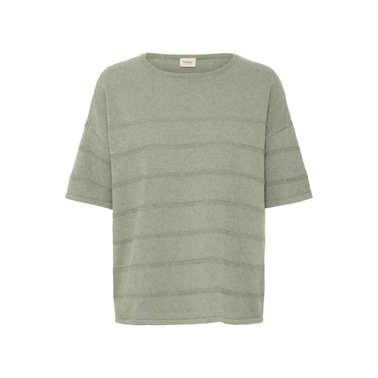 Frsinne strik t-shirt - Agave green