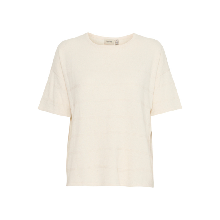 Frsinne strik t-shirt - Whisper white