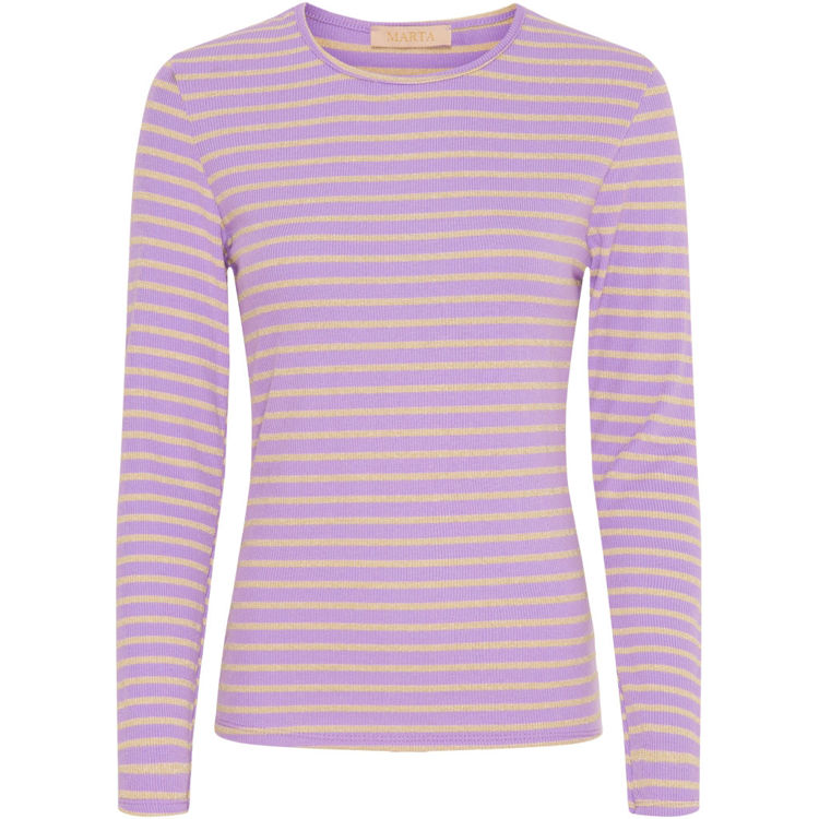 Mdcsigne bluse - Lilac/gold